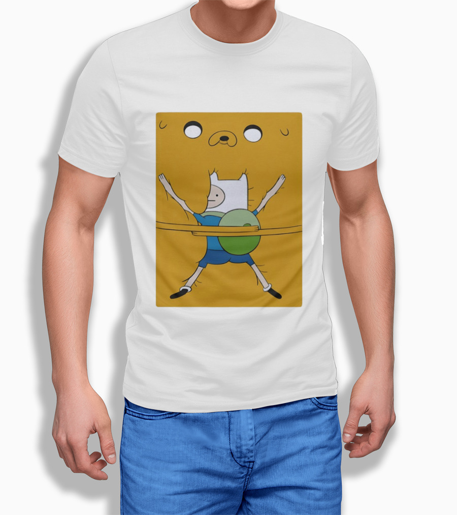 Adventure Time Finn And Jake Bro Hug T-Shirt