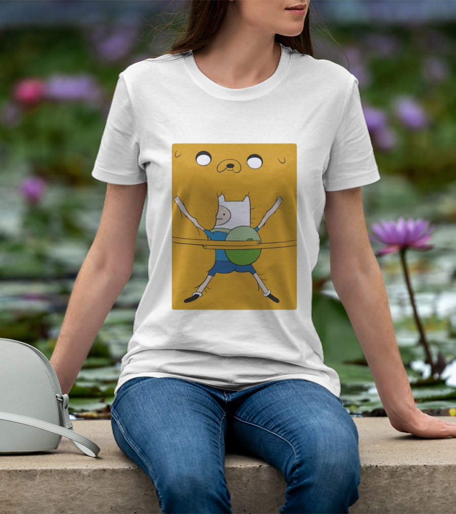 Adventure Time Finn And Jake Bro Hug T-Shirt