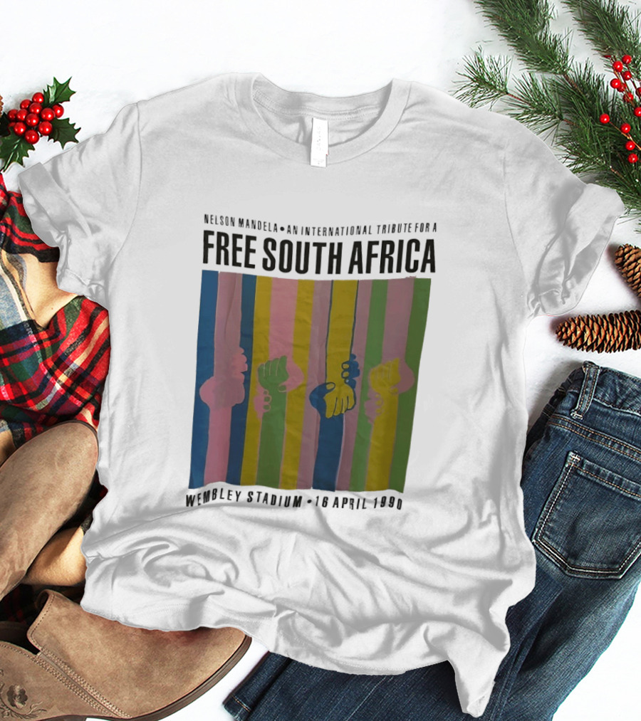 Nelson Mandela An International Tribute For A Free South Africa Wembley Stadium 10 April 1990 T-Shirt