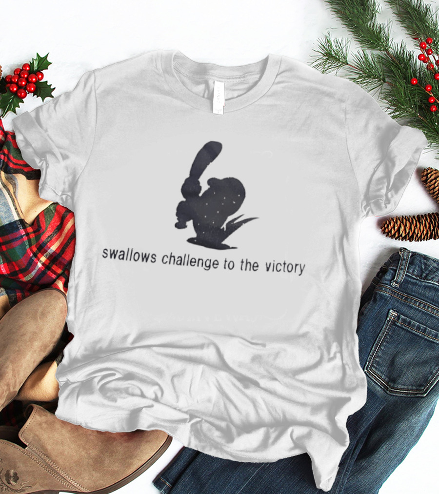 Swallows Challenge To The Victory Baseball Bird T-Shirt