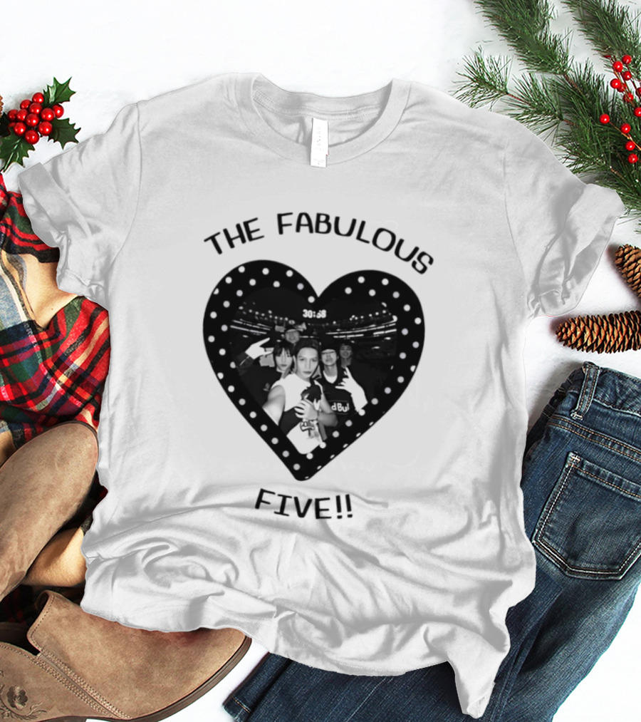 The Fabulous Five Heart Team T-Shirt