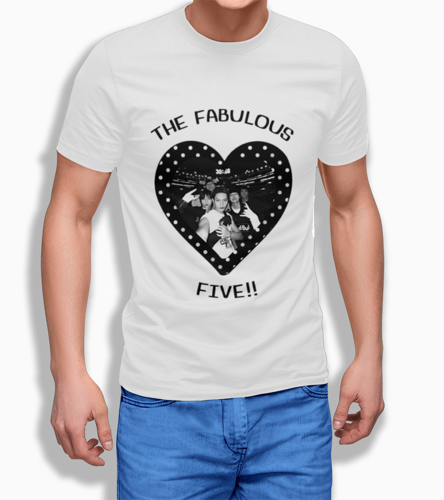 The Fabulous Five Heart Team T-Shirt
