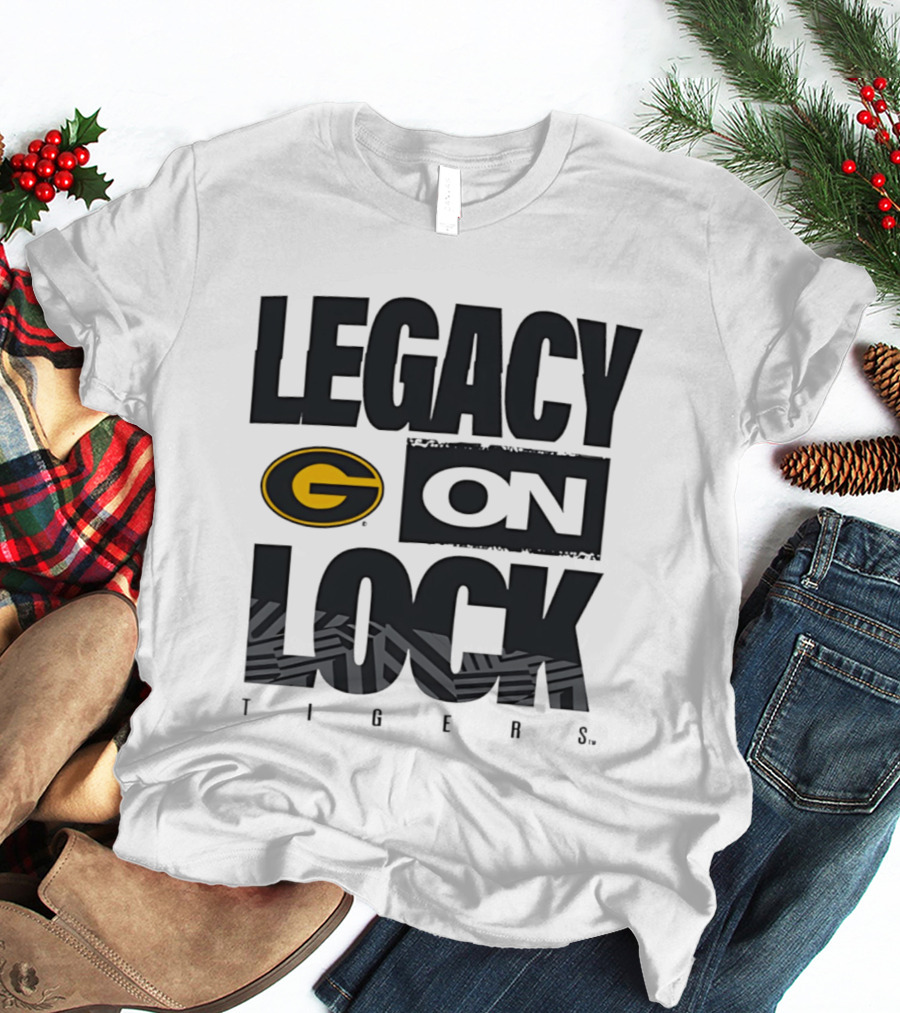 Grambling Tigers Legacy On Lock 2026 March Madness T-Shirt