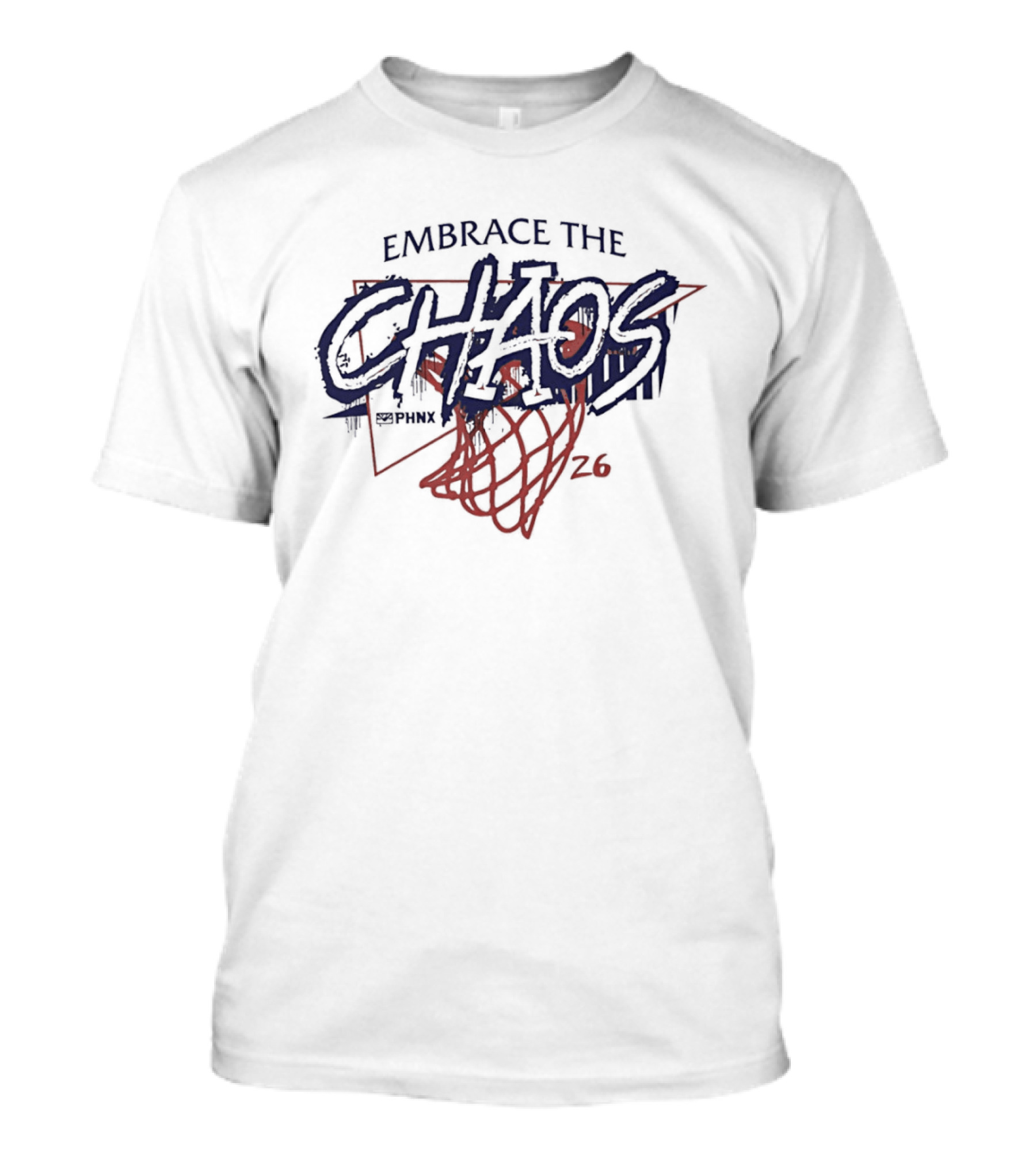 PHNX Embrace The Chaos Phoenix Suns Basketball 2026 T-Shirt