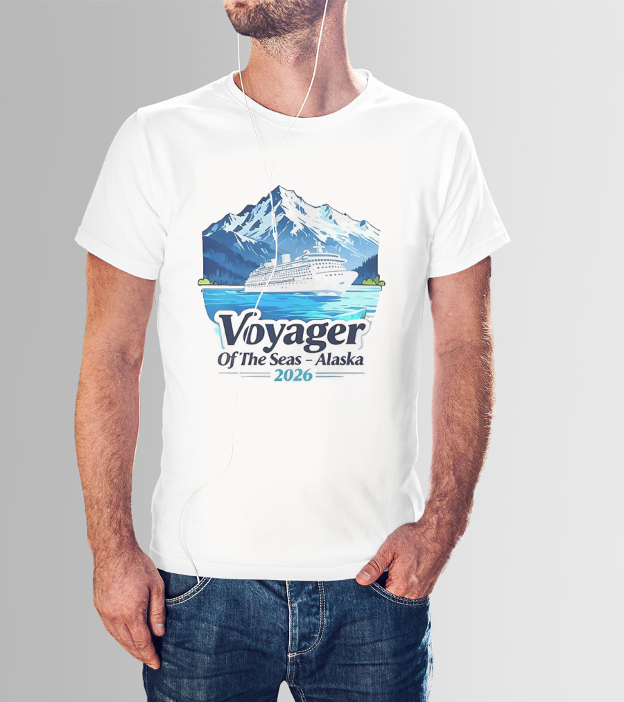 Voyager Of The Seas Alaska 2026 Cruise Adventure Glacier Voyage T-Shirt