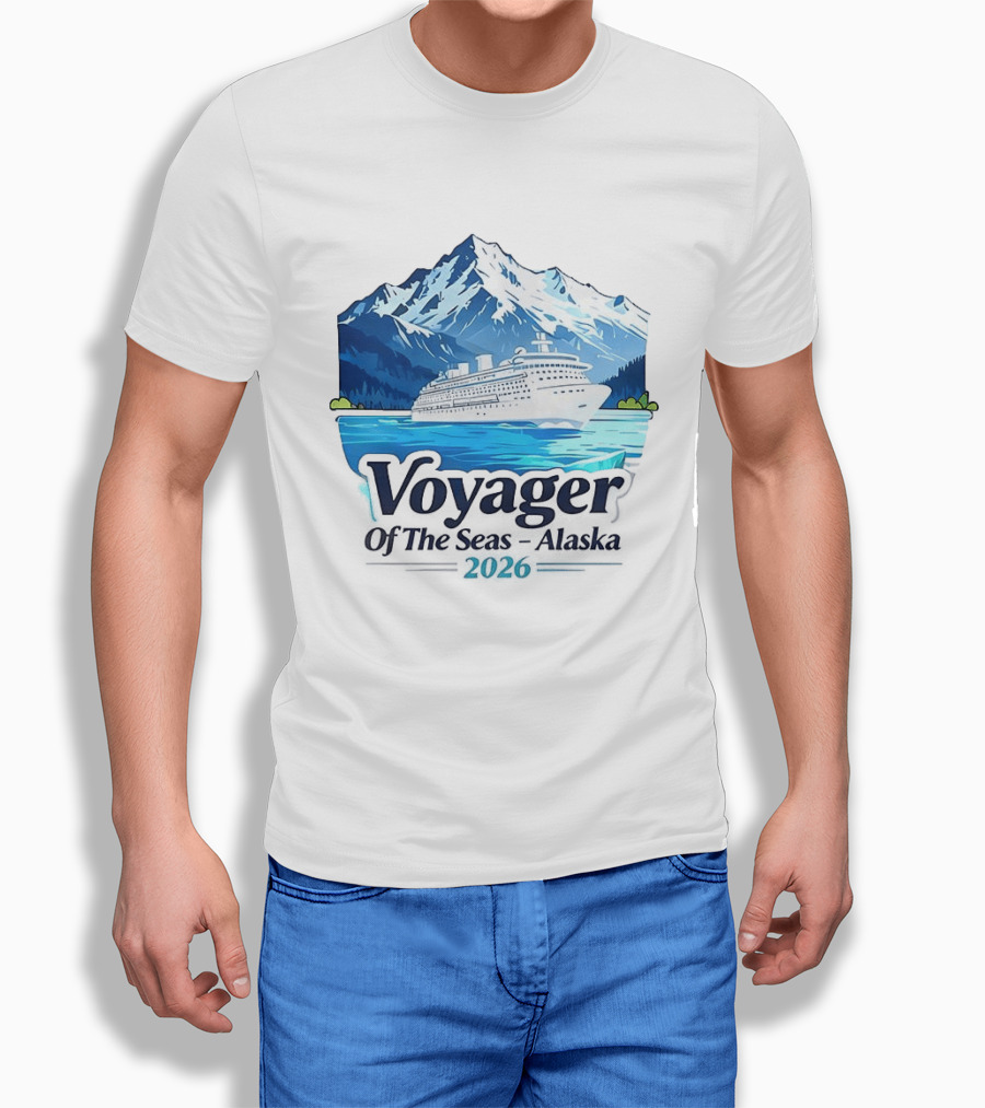 Voyager Of The Seas Alaska 2026 Cruise Adventure Glacier Voyage T-Shirt