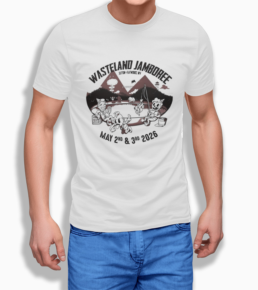 Wasteland Jamboree Sutton Flatwoods May 2nd & 3rd 2026 T-Shirt