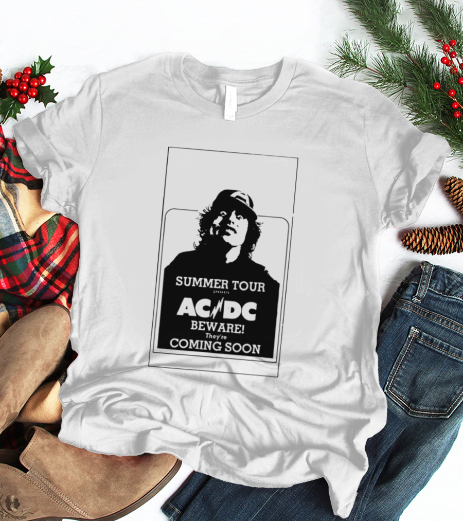 AC DC Summer Tour Beware Coming Soon T-Shirt