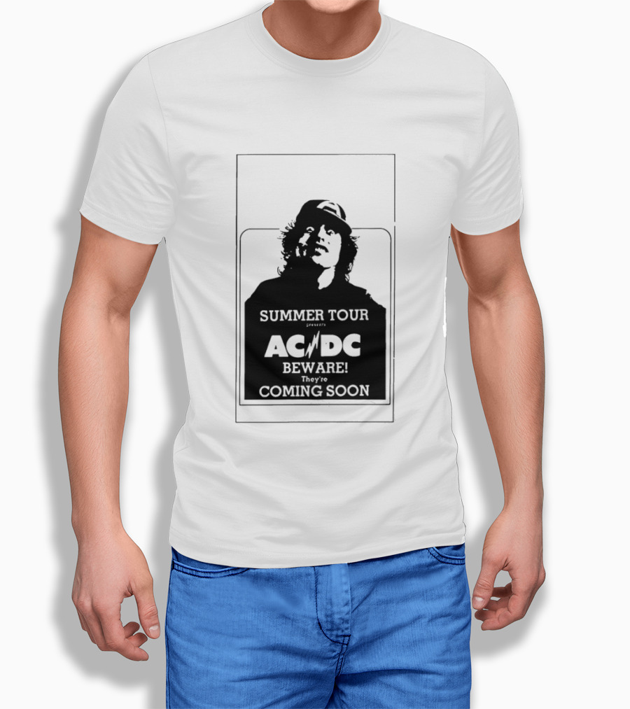 AC DC Summer Tour Beware Coming Soon T-Shirt