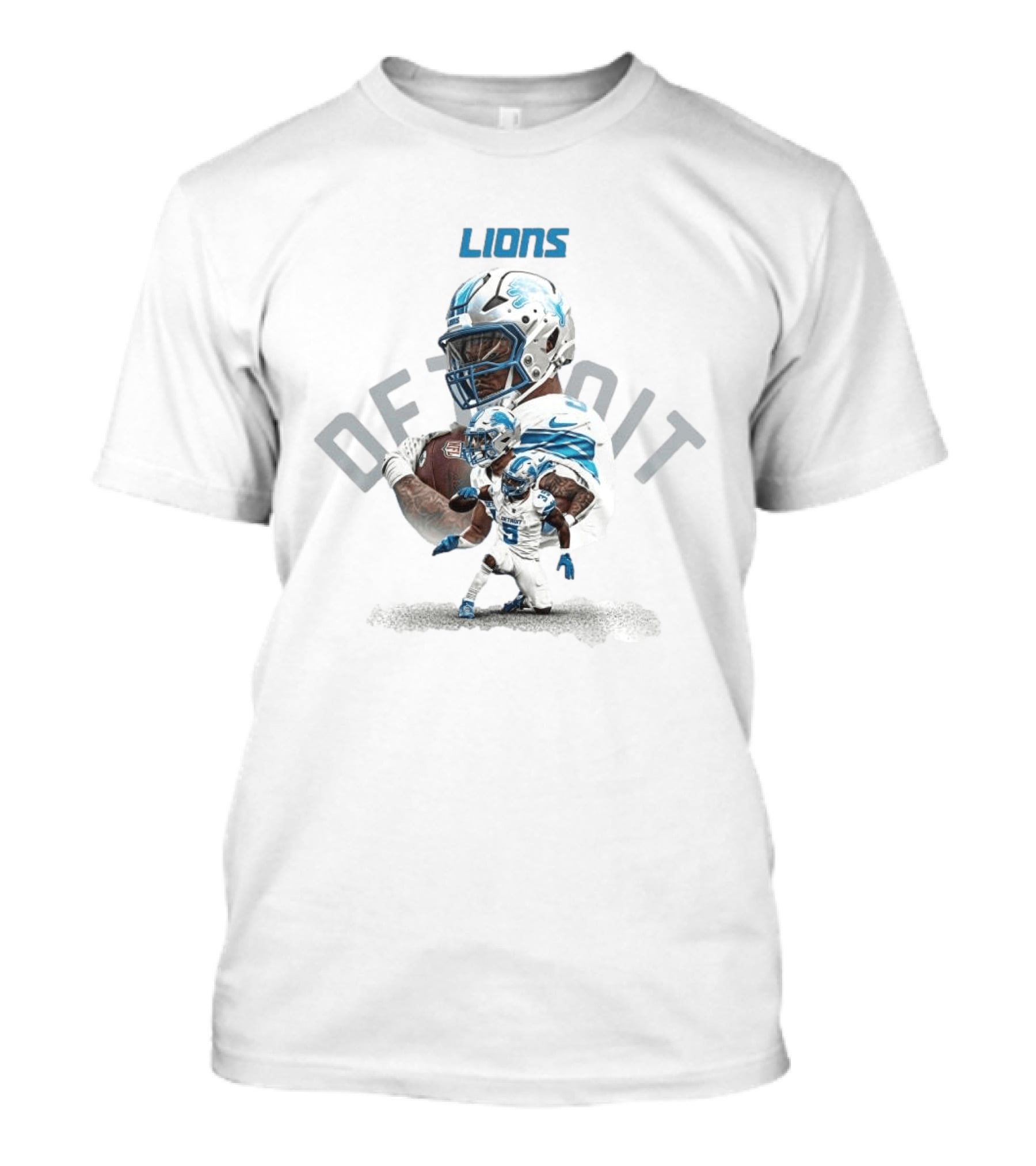 Detroit Lions David Montgomery Tribute 2026 T-Shirt