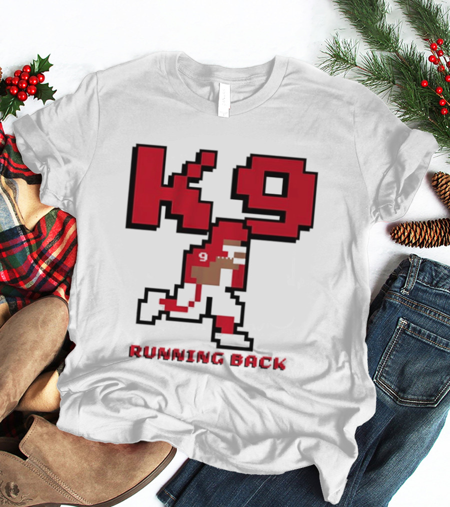 Kenneth Walker III K9 Running Back Pixel Art Kansas City Chiefs T-Shirt