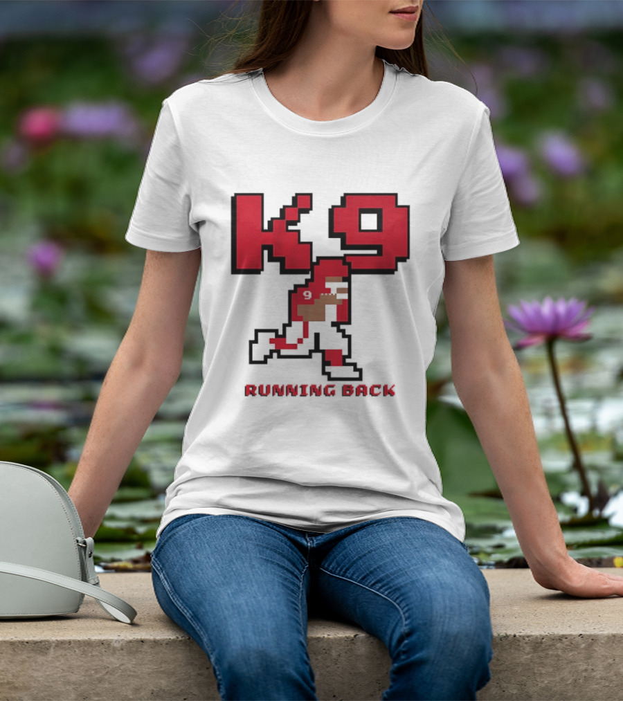 Kenneth Walker III K9 Running Back Pixel Art Kansas City Chiefs T-Shirt