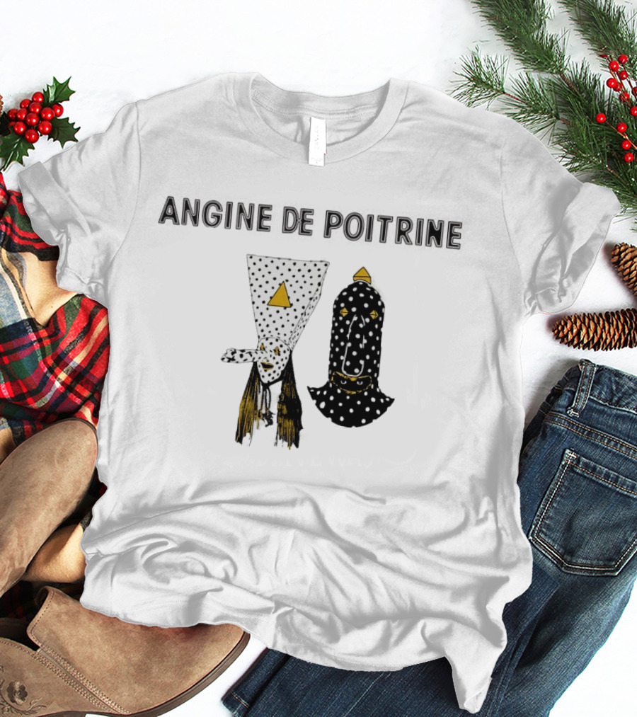 Angine De Poitrine Triangle And Polka Dot T-Shirt