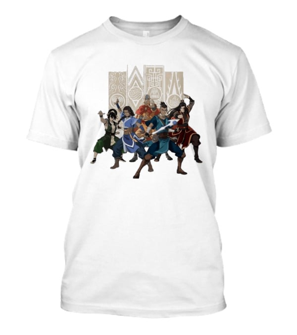 Complex Pop Avatar The Last Airbender Team Avatar Adults First Look T-Shirt