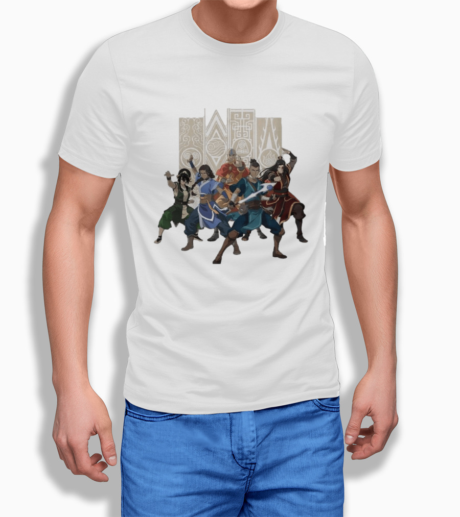Complex Pop Avatar The Last Airbender Team Avatar Adults First Look T-Shirt