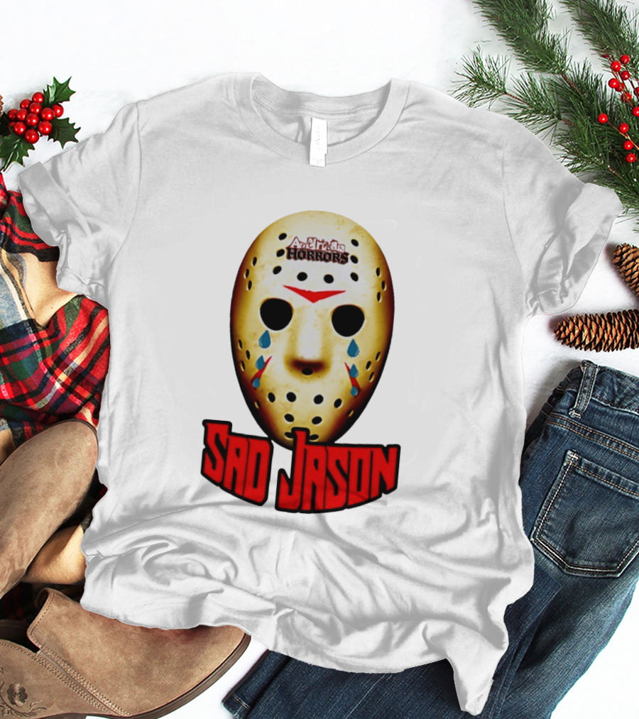 Astros Horrors Sad Jason Voorhees Mask Baseball Tears T-Shirt