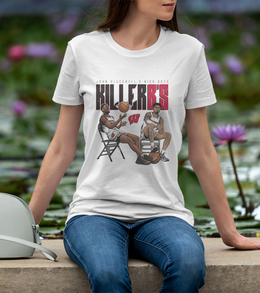 John Blackwell Nick Boyd Wisconsin Killer B's Basketball Duo T-Shirt