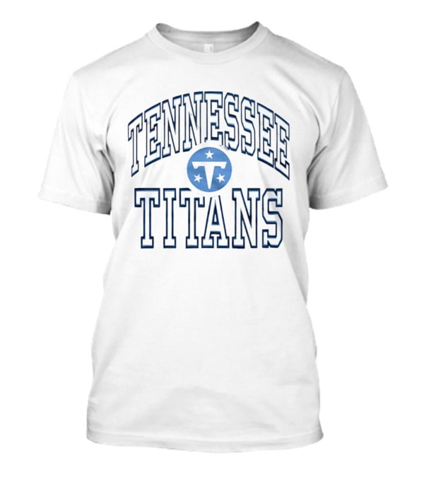 Tennessee Titans Arch 2026 Team Logo With Stars T-Shirt