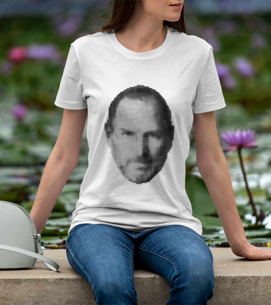 Thinking Differently Steve Jobs Portrait Dot Matrix T-Shirt