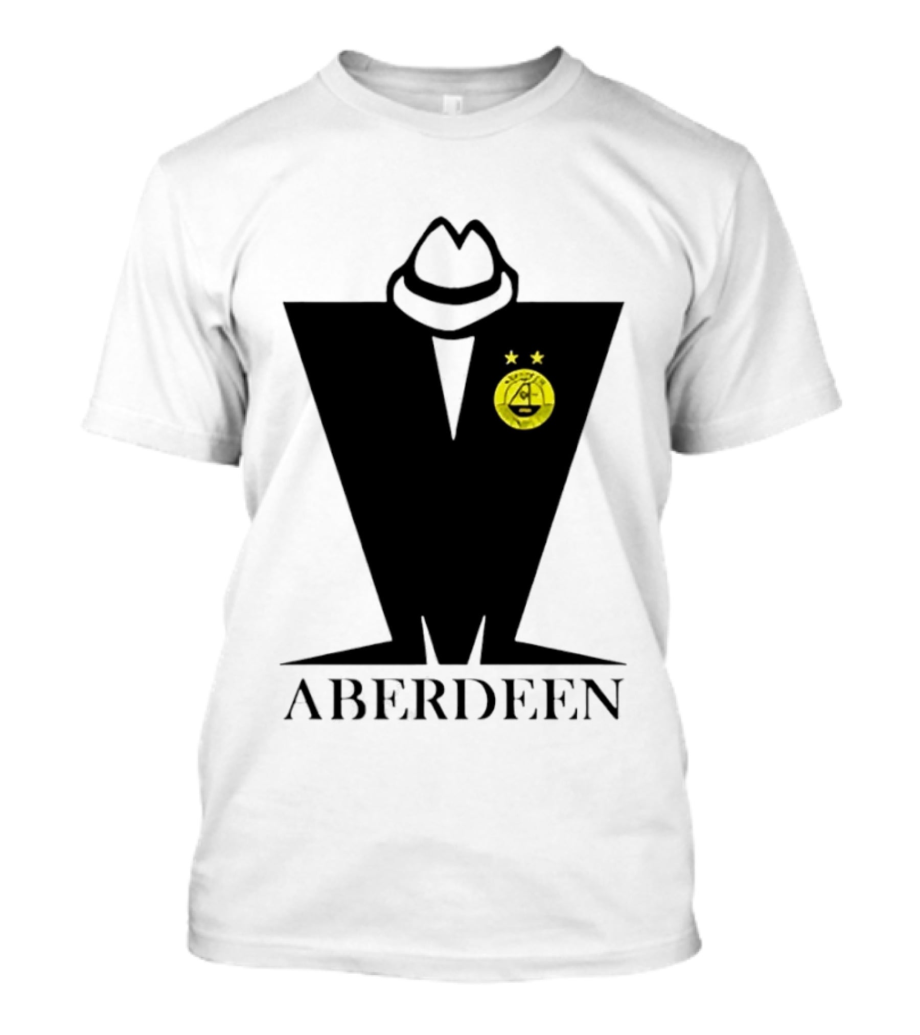 Nutty M Aberdeen FC Football Badge Fedora T-Shirt