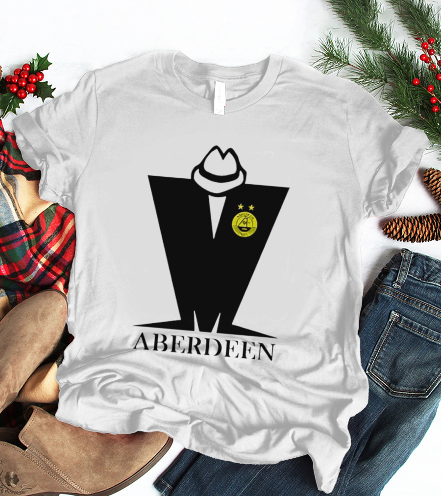 Nutty M Aberdeen FC Football Badge Fedora T-Shirt