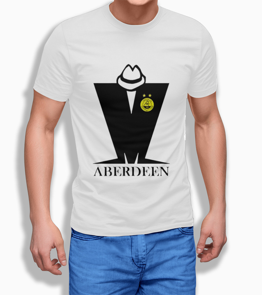 Nutty M Aberdeen FC Football Badge Fedora T-Shirt