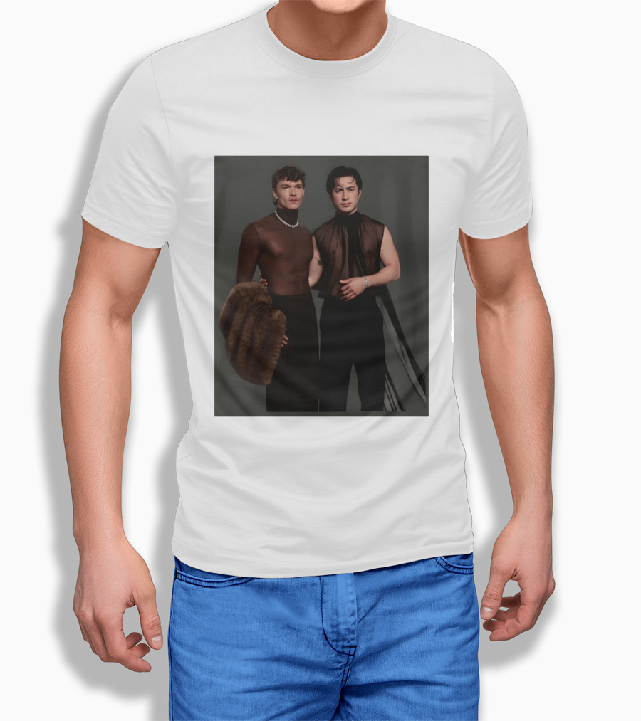 Ilya Rozanov Connor Storrie Oscars Heated Rivalry Fashion Moment T-Shirt