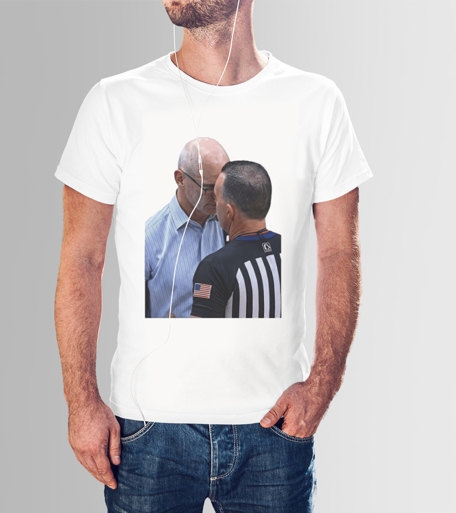 Dan Hurley Uconn Huskies Headbutt Confrontation With Referee Basketball Moment T-Shirt