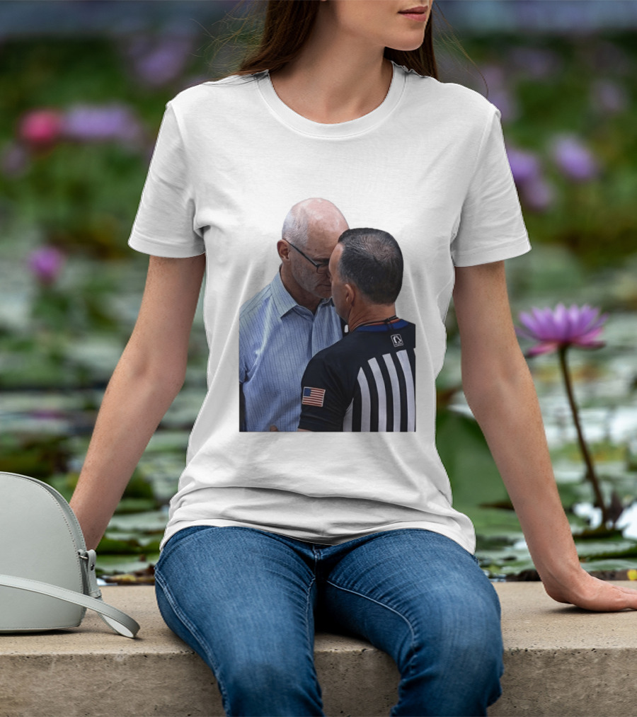 Dan Hurley Uconn Huskies Headbutt Confrontation With Referee Basketball Moment T-Shirt