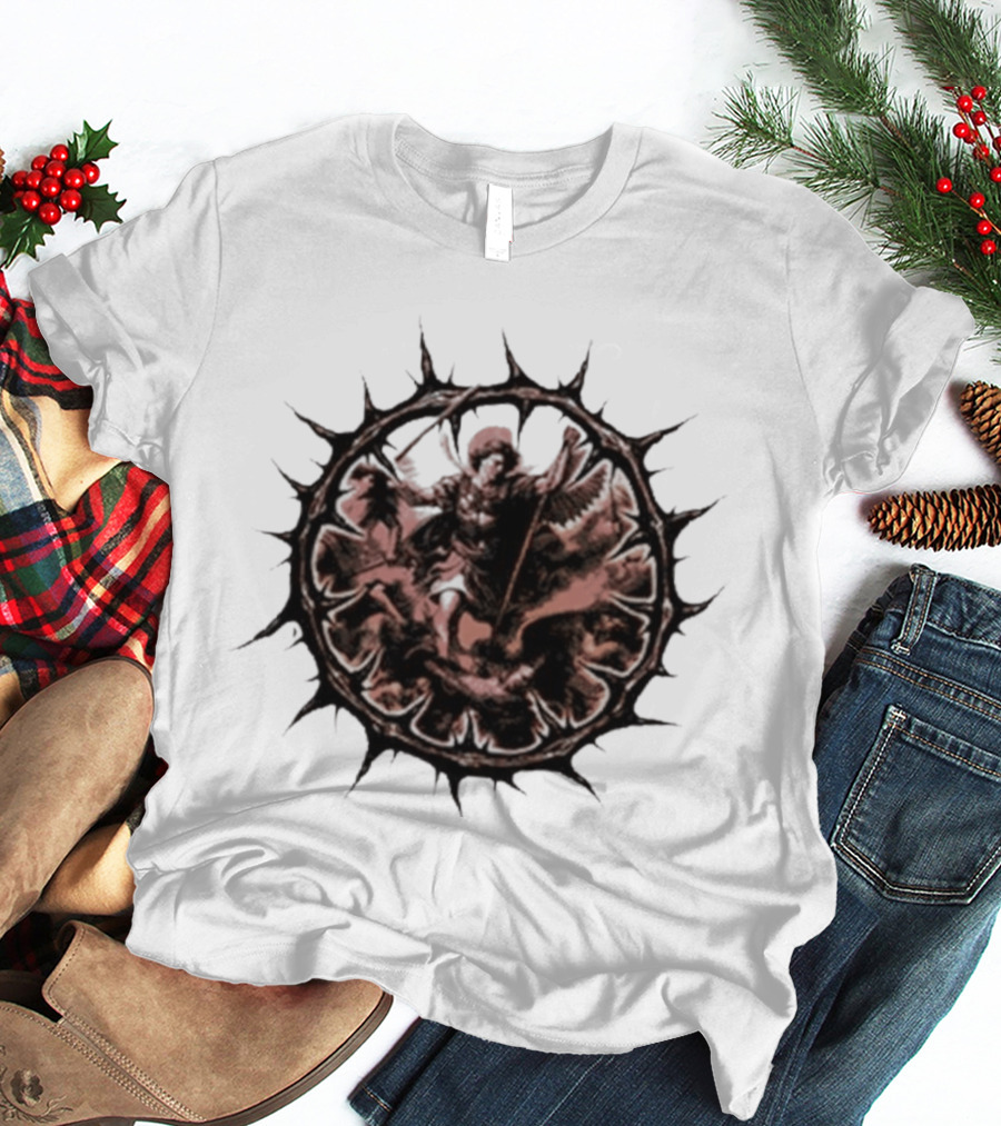 Guilt Trip Armour Of Angels 2026 AOA Embroidered Angelic Halo T-Shirt