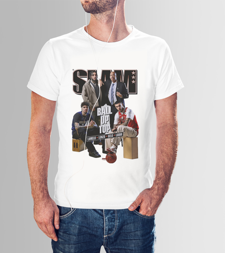 Slam Ball Up Top LaMelo Lonzo Gelo LaVar T-Shirt