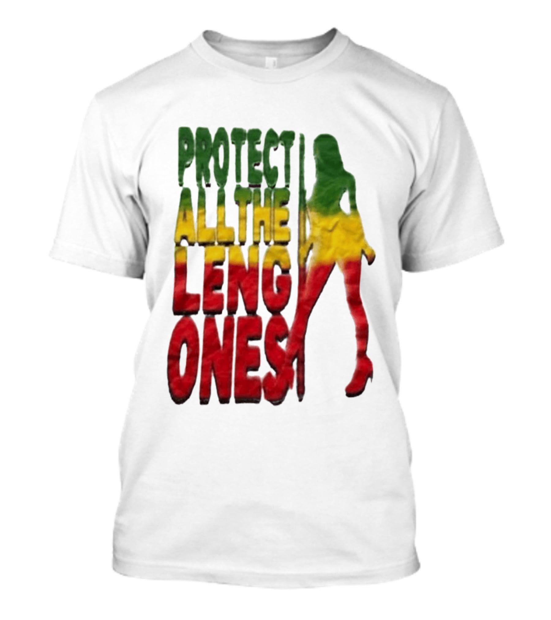 Protect All The Leng Ones Rasta T-Shirt