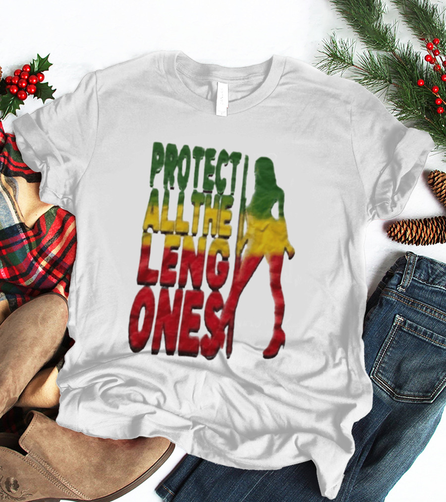 Protect All The Leng Ones Rasta T-Shirt