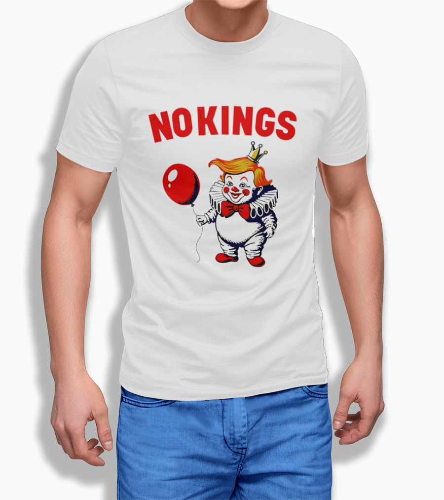 NOKINGS Trump Clown Red Balloon Crown T-Shirt