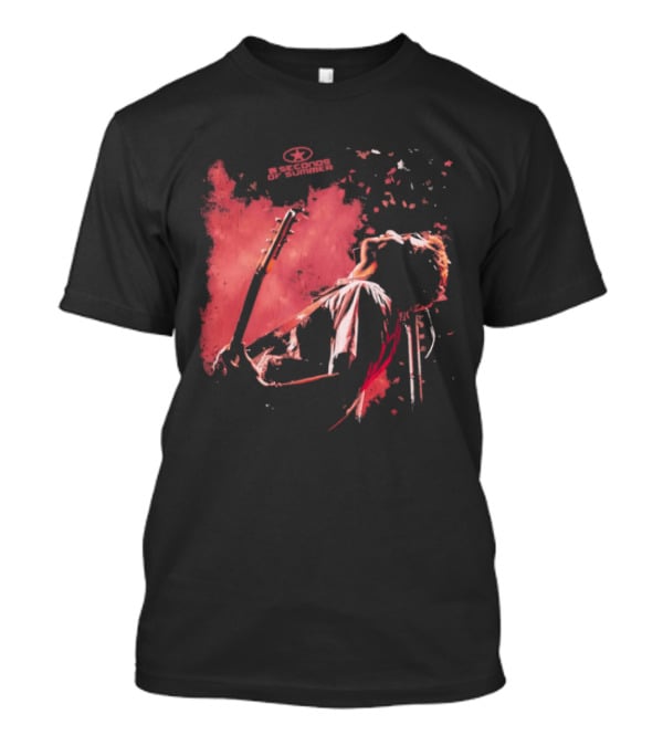 5 Seconds Of Summer Musician Guitarist Illustration Watercolor T-Shirt