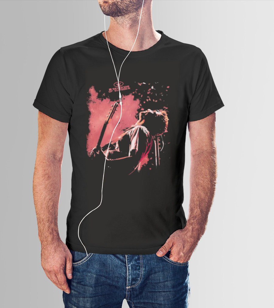5 Seconds Of Summer Musician Guitarist Illustration Watercolor T-Shirt