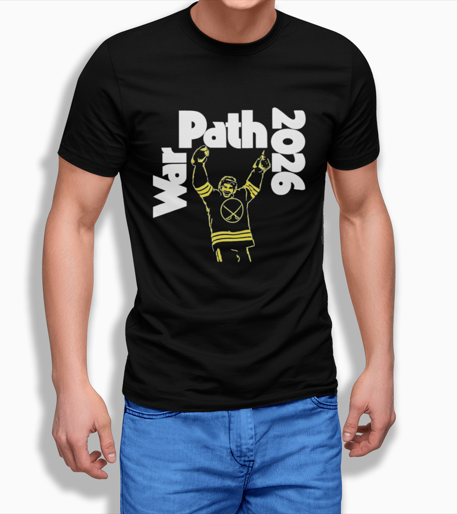Buffalo Sabres War Path 2026 Hockey Player Celebration T-Shirt