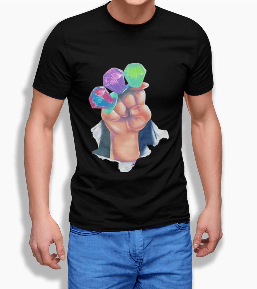 Ring Pop Candy Gemstone Fist Colorful Fun Accessory for Kids and Adults T-Shirt