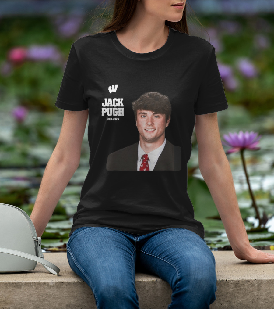 Wisconsin Badgers Football Jack Pugh 2001 2026 T-Shirt