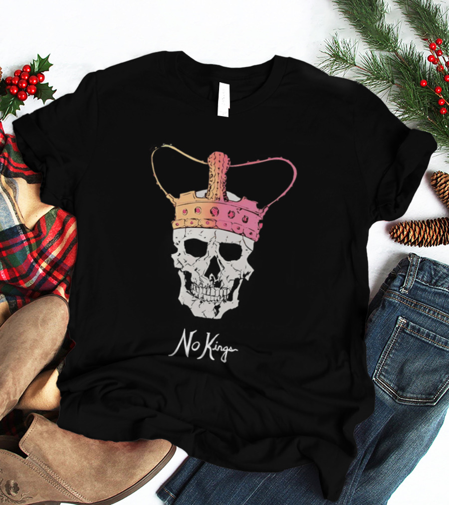 Skull No Kings Horror Crown T-Shirt
