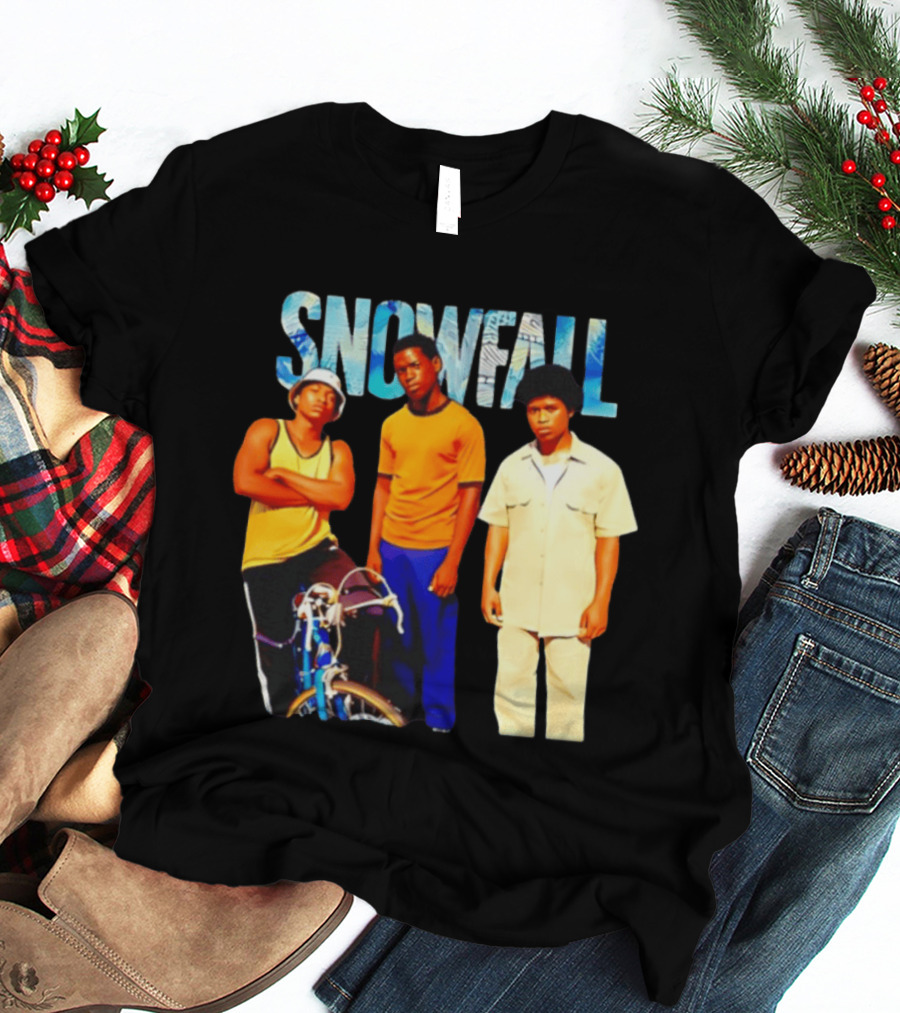 Snowfall 2017 TV Series Damson Idris Carter Hudson Gail Bean Actors T-Shirt