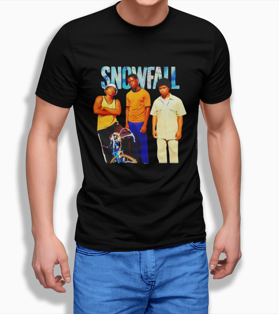 Snowfall 2017 TV Series Damson Idris Carter Hudson Gail Bean Actors T-Shirt