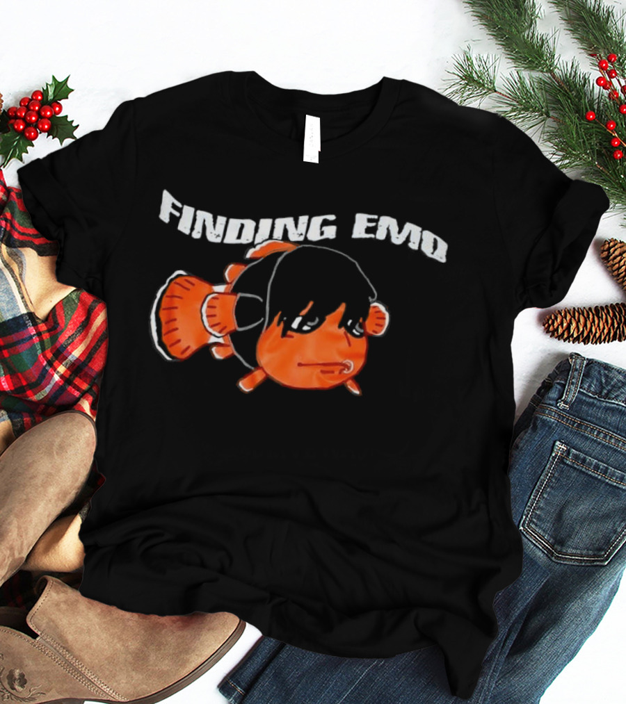 Finding Emo Clownfish Emo Hairstyle Playful Twist T-Shirt