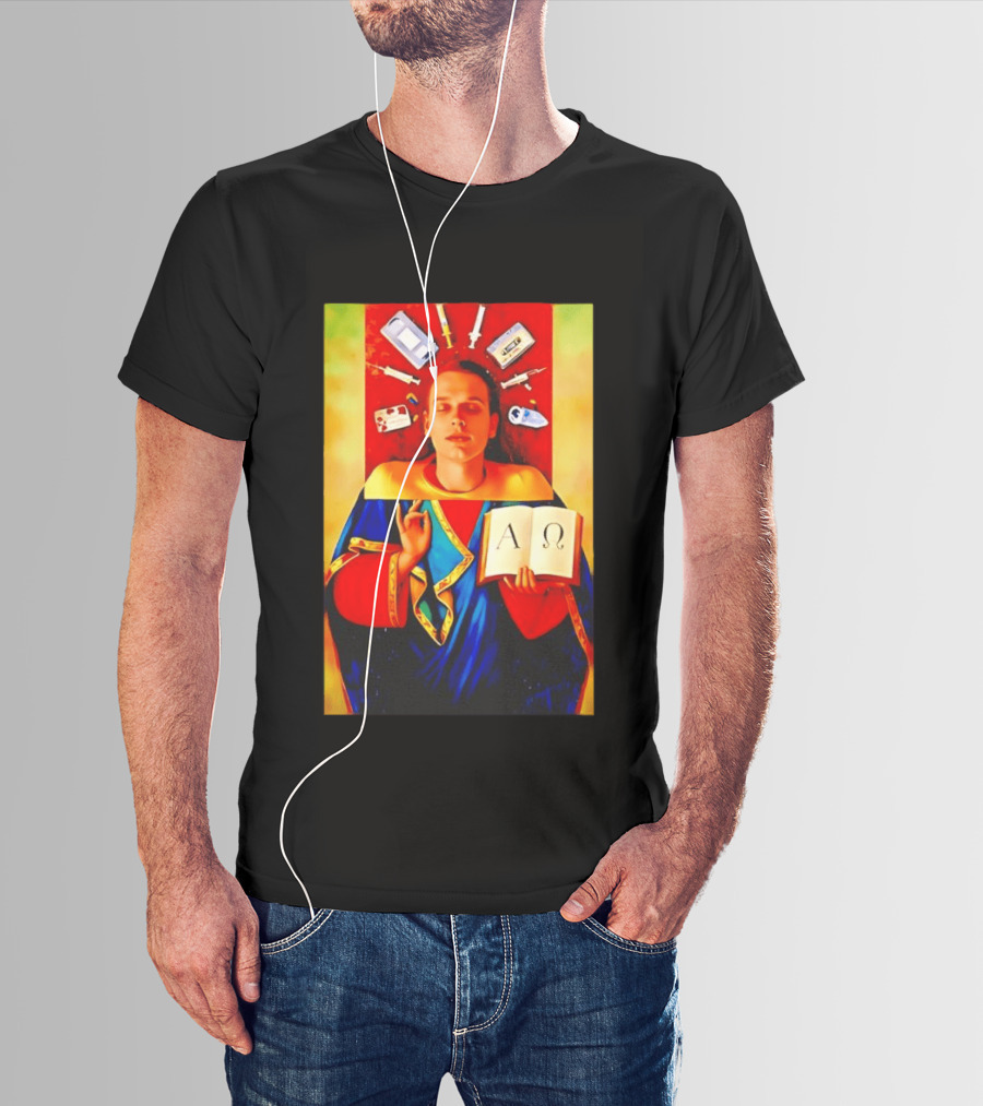 The Apostles Of Modernity Collage Meme Social Commentary Visual T-Shirt