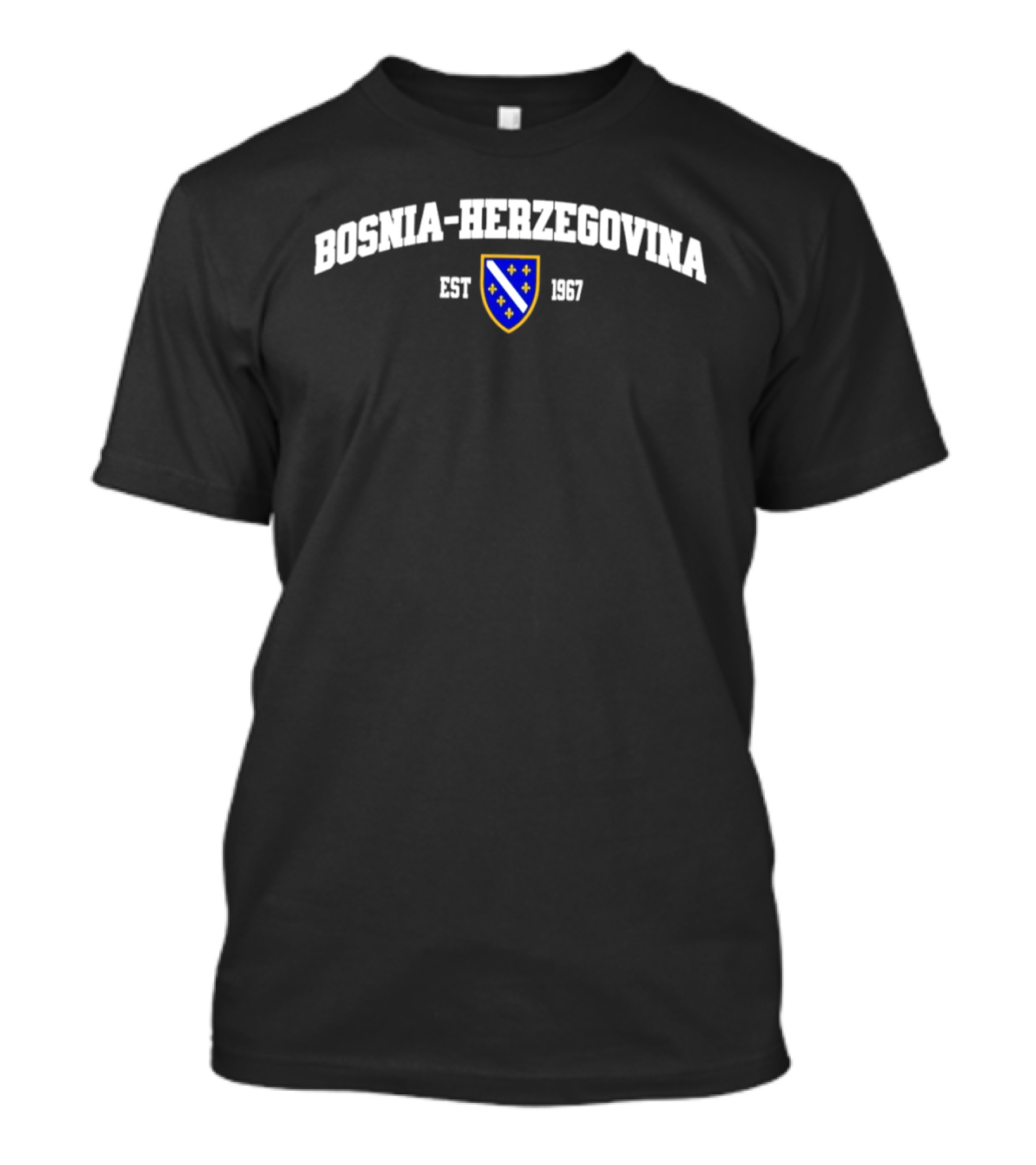 Bosnia Herzegovina Est 1967 Shield T-Shirt