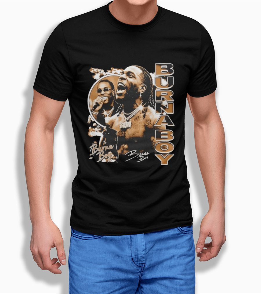 Burna Boy Iconic Music Lover Fan Merchandise T-Shirt