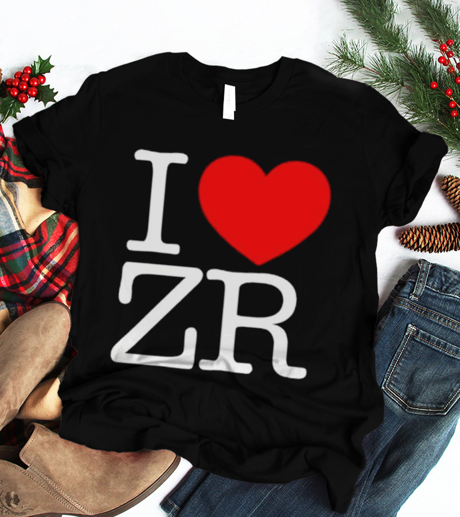 I Love ZR Red Heart T-Shirt