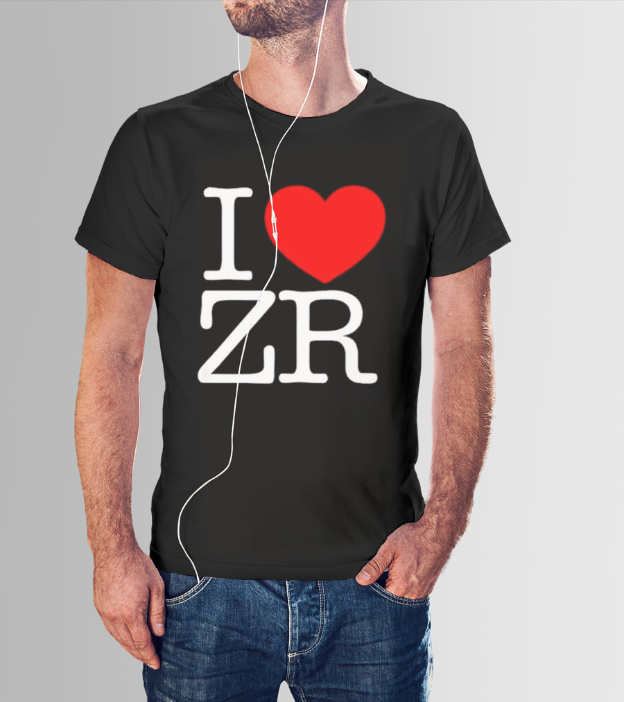 I Love ZR Red Heart T-Shirt