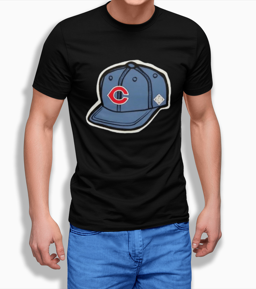 Chicago Cubs Cincinnati Tigers Negro League Cap with C Emblem Blue Hat T-Shirt