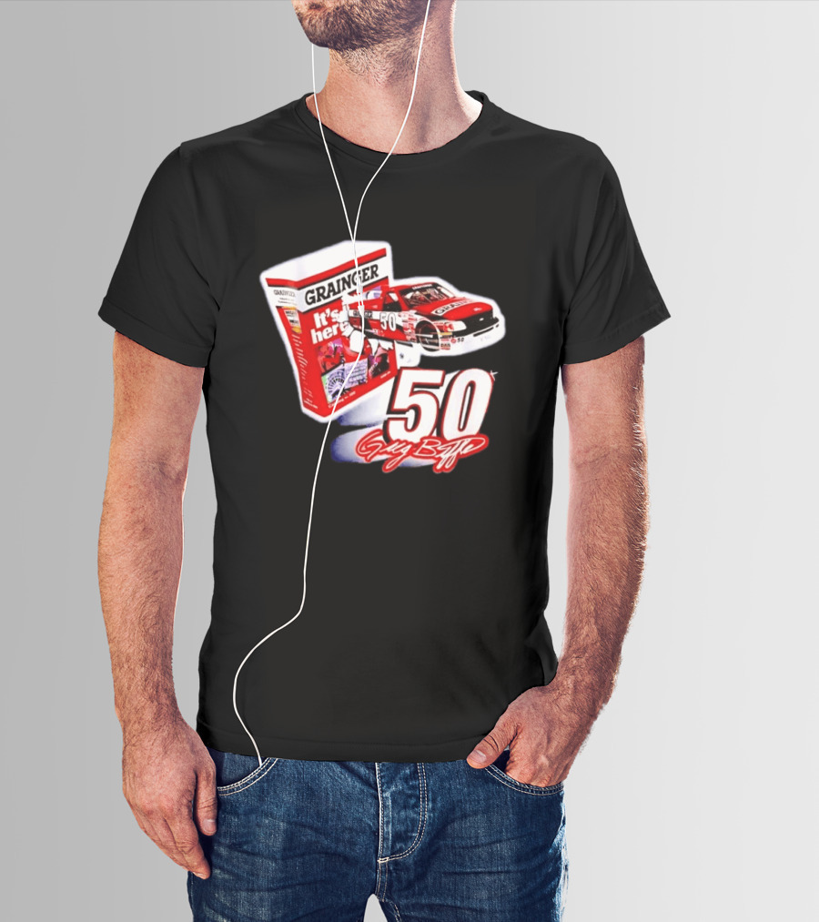 Grainger NASCAR 50 Greg Biffle Racing Car It's Here T-Shirt